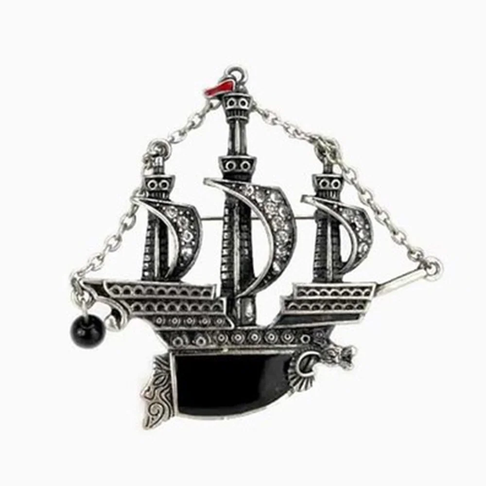 1 pcs Vintage Pirate Boat Ship Pirate Vessel Dragon Silver With Black Pearl Brooch/Badge Pin Souvenir Gifts Fashion Jewelry
1 pcs Vintage Pirate Boat Ship Pirate Vessel Dragon Silver With Black Pearl Brooch/Badge Pin Souvenir Gifts Fashion Jewelry