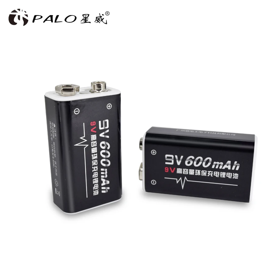 PALO 4pcs Li-ion 600mAh 9 V Rechargeable Batteries Battery For GM300 IR infrared thermometer Remote Control Electronic Products
PALO 4pcs Li-ion 600mAh 9 V Rechargeable Batteries Battery For GM300 IR infrared thermometer Remote Control Electronic Products