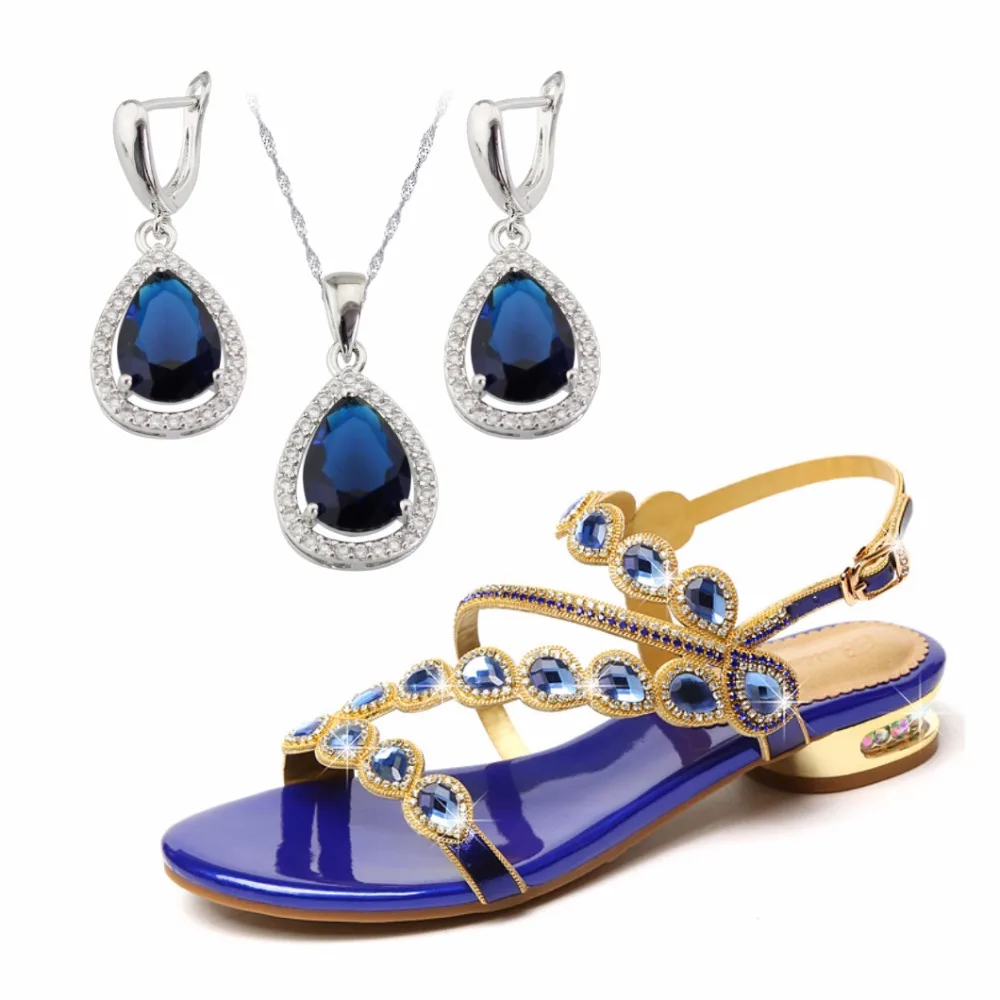 2019 Exquisite Blue Zirconia Jewelry Set Shoe Match Crystal High-heeled Shoes Woman Fashion Rhinestone Women Shoes Wedding
2019 Exquisite Blue Zirconia Jewelry Set Shoe Match Crystal High-heeled Shoes Woman Fashion Rhinestone Women Shoes Wedding