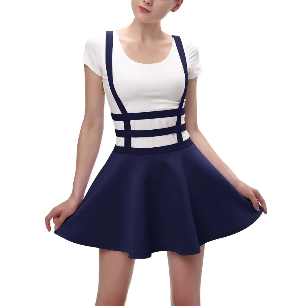 2019 Fashion Summer Pleated Short Mini Dress Sexy Bandage Braces Sleeveless Women Girl Casual Party Swing Dress Vestido de festa
2019 Fashion Summer Pleated Short Mini Dress Sexy Bandage Braces Sleeveless Women Girl Casual Party Swing Dress Vestido de festa