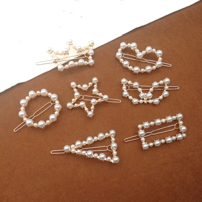 Pearl Hair Clips for Women Fashion Korean Style Hairpins Alloy Headmade Girls Hair Accessories
Pearl Hair Clips for Women Fashion Korean Style Hairpins Alloy Headmade Girls Hair Accessories