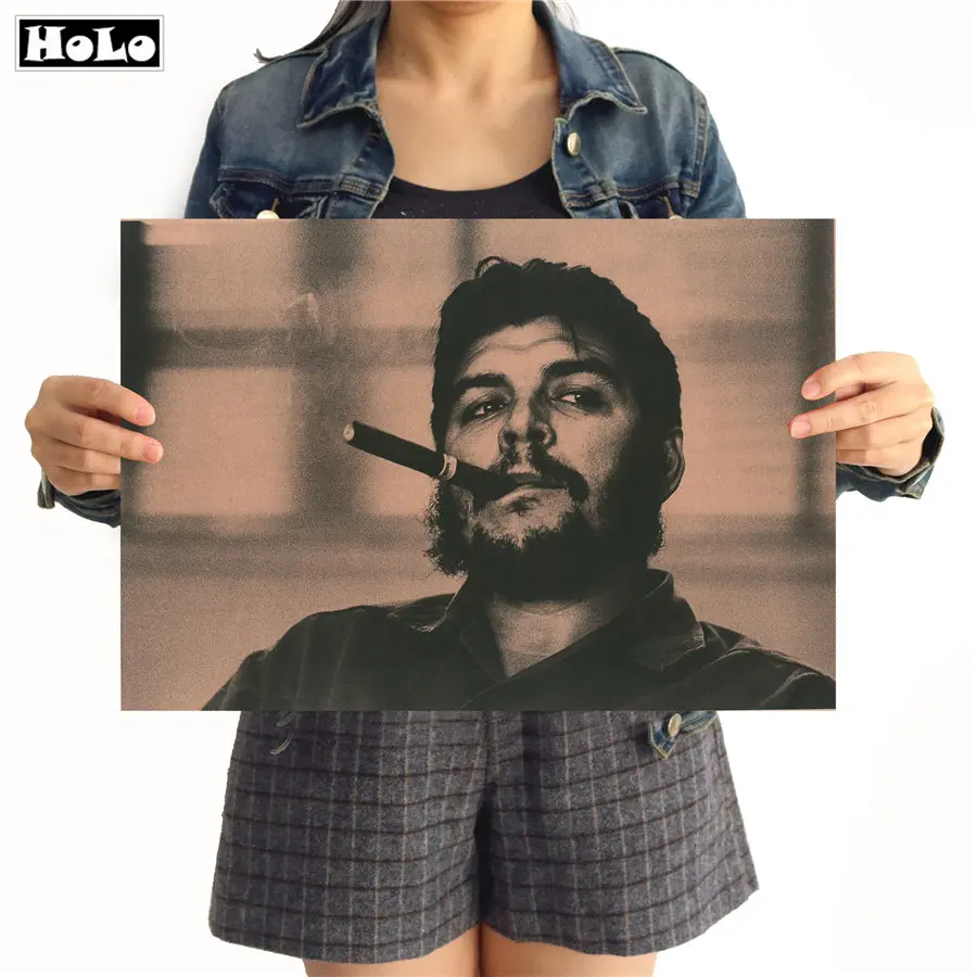 Che Guevara винтажный художественный постер из крафт бумаги в стиле ретро домашние