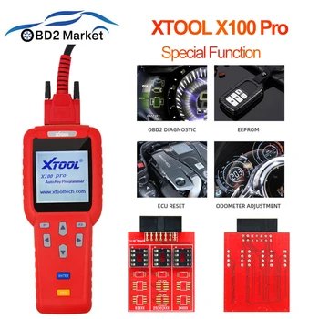 Original XTOOL X100 Pro Auto Key Programmer Mileage adjustment X100+ scanner with EEPROM Adapter Free Online Updated
Original XTOOL X100 Pro Auto Key Programmer Mileage adjustment X100+ scanner with EEPROM Adapter Free Online Updated