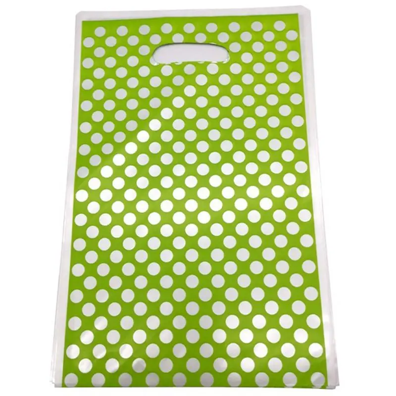 12PCS Green Polka Dots Theme Happy Birthday Party Kids Favors Plastic Gifts Bag Baby Shower Decoration Events Loot Bags 17*25 cm
12PCS Green Polka Dots Theme Happy Birthday Party Kids Favors Plastic Gifts Bag Baby Shower Decoration Events Loot Bags 17*25 cm