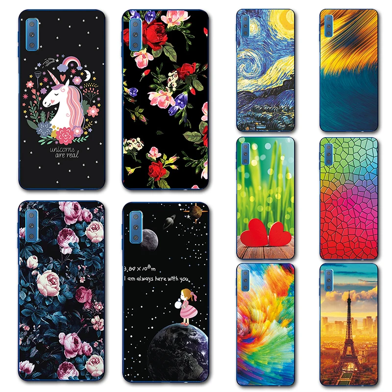 Cute Little Horse Phone Case For Samsung Galaxy A7 2018 Novelty Flowers Painted Silicone Case For Samsung A7 2018 Cover A750 
Cute Little Horse Phone Case For Samsung Galaxy A7 2018 Novelty Flowers Painted Silicone Case For Samsung A7 2018 Cover A750