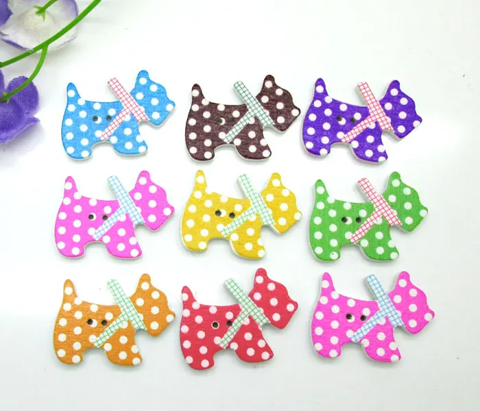 50pcs 21x28mm Colorful Mixed 2 Holes Cute Dot Pet Dog Wooden Buttons For Clothes Crafts Sewing Scrapbooking DIY Accessories
50pcs 21x28mm Colorful Mixed 2 Holes Cute Dot Pet Dog Wooden Buttons For Clothes Crafts Sewing Scrapbooking DIY Accessories
