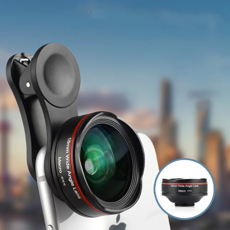 5K HD undistorted SLR external universal mobile phone lens wide angle + macro 18mm professional aspheric lens
5K HD undistorted SLR external universal mobile phone lens wide angle + macro 18mm professional aspheric lens