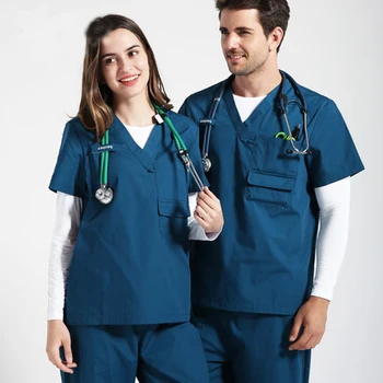 2017 New Multifunctional Pocket Design Meidcal Scrub Sets Hospital Surgical Clothing Doctors Nurse Isolation Uniforms Lab Gowns
2017 New Multifunctional Pocket Design Meidcal Scrub Sets Hospital Surgical Clothing Doctors Nurse Isolation Uniforms Lab Gowns