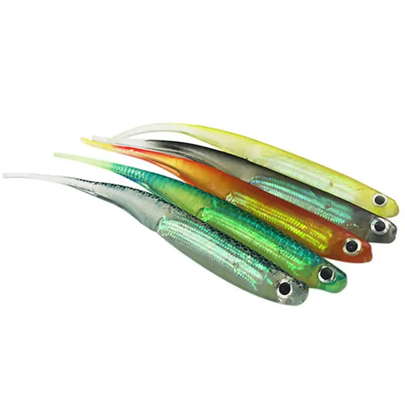 5Pcs Artificial Fishing Lures Easy Shiner Swimbaits Silicone Soft Bionic Bait Colorful Carp Artificial Soft Lure
5Pcs Artificial Fishing Lures Easy Shiner Swimbaits Silicone Soft Bionic Bait Colorful Carp Artificial Soft Lure