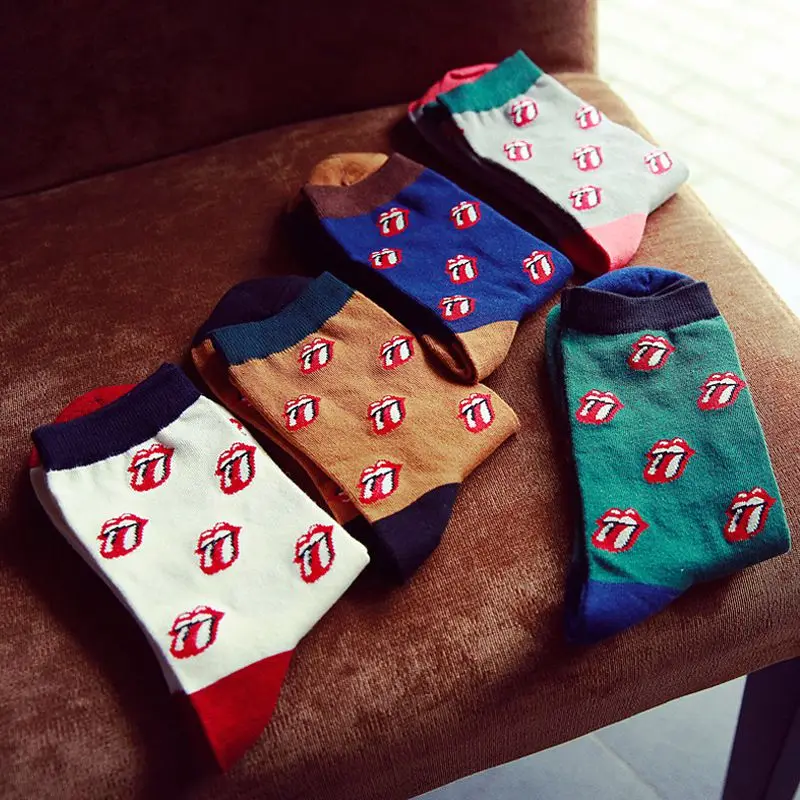 5 Pairs/Lot Red Lips Men Socks Casual Fashion Brand Cotton Sock Cheap Meias Cool Mens Happy Funny Socks Art Calcetines Hombre
5 Pairs/Lot Red Lips Men Socks Casual Fashion Brand Cotton Sock Cheap Meias Cool Mens Happy Funny Socks Art Calcetines Hombre