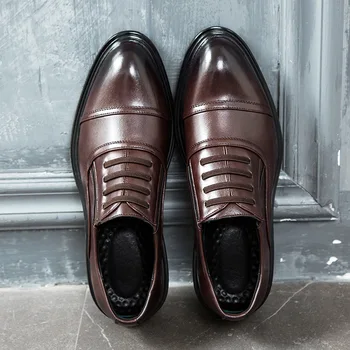 2019 Men Leather Shoes Fashion Brogues Male Business Shoes High Quality Brand Man Casual Shoes Black Brown A981
2019 Men Leather Shoes Fashion Brogues Male Business Shoes High Quality Brand Man Casual Shoes Black Brown A981