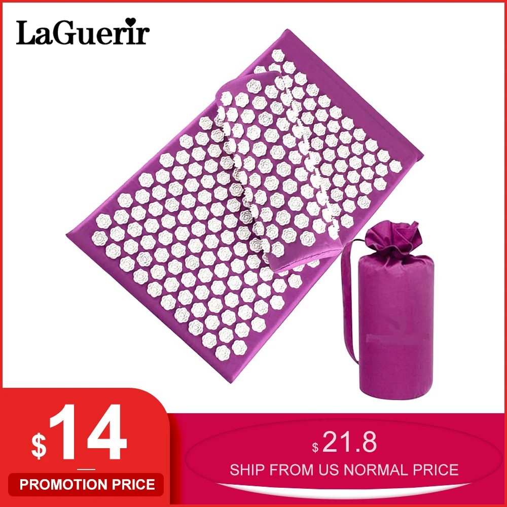 Dropshipping Acupressure Massager Mat Relieve Stress Pain Mat Natural Relief Stress Care Body Massage Pillow Cushion with bag
Dropshipping Acupressure Massager Mat Relieve Stress Pain Mat Natural Relief Stress Care Body Massage Pillow Cushion with bag