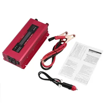 Universal Short Circuit Overload Protection Car Solar Power Inverter DC 12/24V to AC 220V Modified Sine Wave Converter
Universal Short Circuit Overload Protection Car Solar Power Inverter DC 12/24V to AC 220V Modified Sine Wave Converter