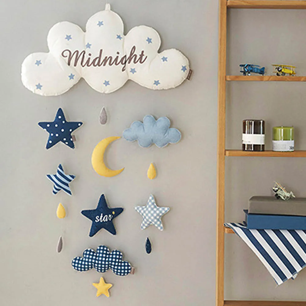 Diy Toy Non-woven Baby Bed Hanging Bell Cloud Balloons Star Rocket Wall Decoration Needlework
Diy Toy Non-woven Baby Bed Hanging Bell Cloud Balloons Star Rocket Wall Decoration Needlework