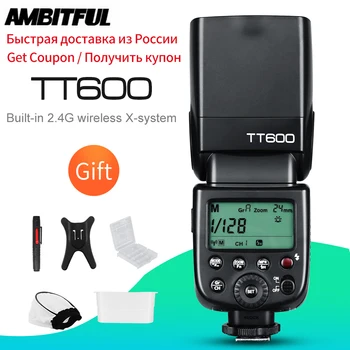 Godox TT600 2.4G Wireless GN60 Master/Slave Camera Flash Speedlite for Canon Sony Nikon Pentax Olympus Fuji Lumix
Godox TT600 2.4G Wireless GN60 Master/Slave Camera Flash Speedlite for Canon Sony Nikon Pentax Olympus Fuji Lumix