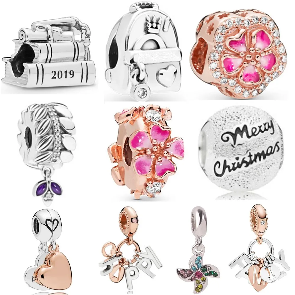 Ranqin New Hot Fashion DIY Bead Fit Pandora Charm Necklace Bracelet Elegant Flower Backpack Book Camera Windmill Rose Silver
Ranqin New Hot Fashion DIY Bead Fit Pandora Charm Necklace Bracelet Elegant Flower Backpack Book Camera Windmill Rose Silver