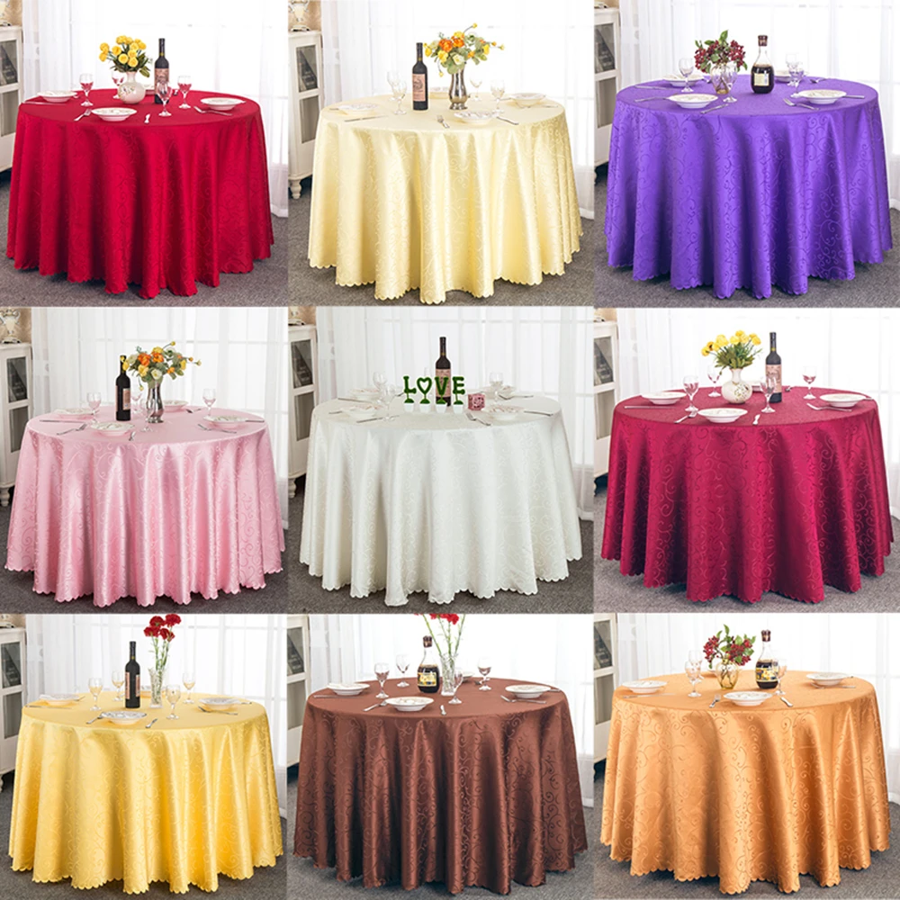 Large Round Tablecloths for Hotel and Restaurant, High-Quality Home Tablecloths, Wedding Tablecloths
Large Round Tablecloths for Hotel and Restaurant, High-Quality Home Tablecloths, Wedding Tablecloths