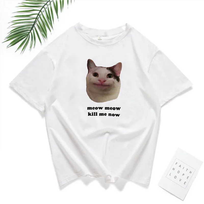 Cat Graphic Printing Letter Female T-Shirt Cute Casual Harajuku T Shirt Women Summer 2019 White Basic Top Tshirt for Girl
Cat Graphic Printing Letter Female T-Shirt Cute Casual Harajuku T Shirt Women Summer 2019 White Basic Top Tshirt for Girl