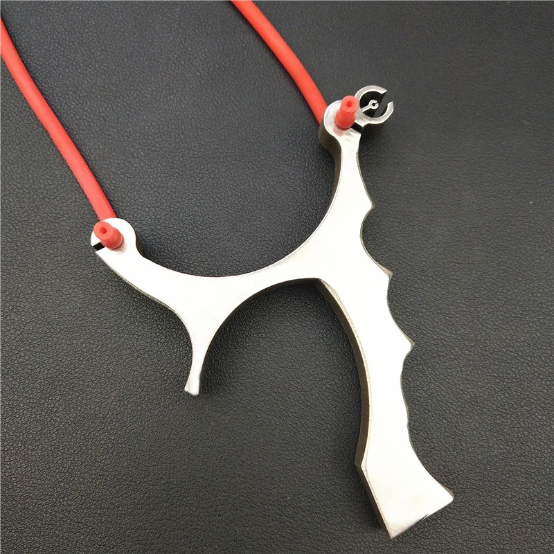 18 stainless steel simple slingshot card rubber band with aiming point slingshot hunting outdoor hunting
18 stainless steel simple slingshot card rubber band with aiming point slingshot hunting outdoor hunting