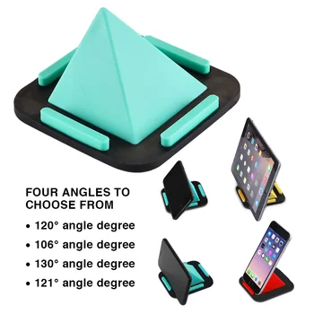 Creative Pyramid Shaped Phone Stand Holder Universal Tablet Pad Four-side Bracket Non-Slip for Car Desktop Smartphones iPads
Creative Pyramid Shaped Phone Stand Holder Universal Tablet Pad Four-side Bracket Non-Slip for Car Desktop Smartphones iPads