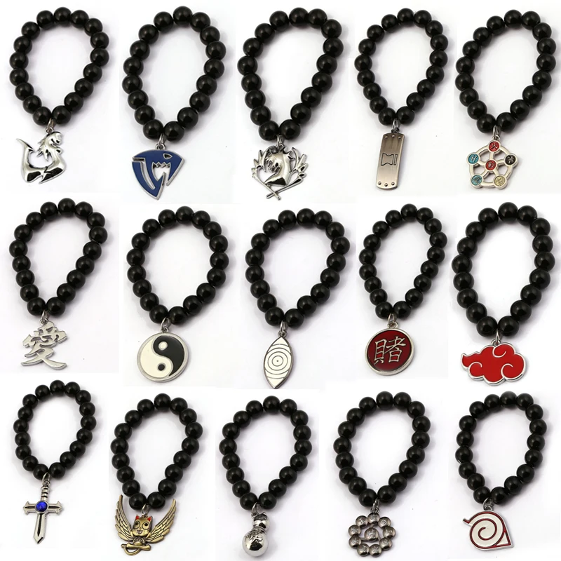 Cartoon Naruto Bracelets Natural Black Lava Rock Stone Bead Bracelets Akatsuki Hat Rope Chain Strand Bracelet
Cartoon Naruto Bracelets Natural Black Lava Rock Stone Bead Bracelets Akatsuki Hat Rope Chain Strand Bracelet