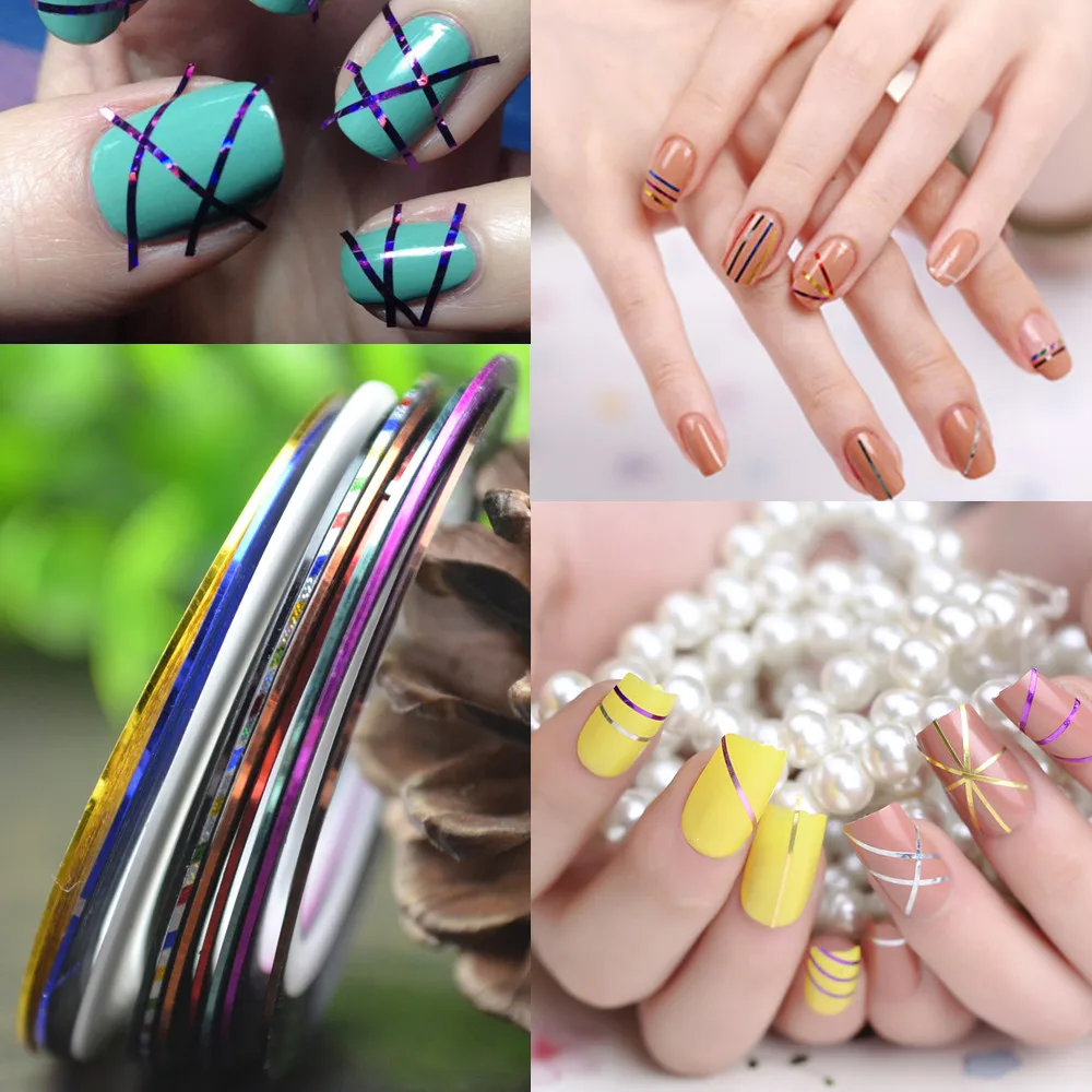 WUF 1mm Nail Striping Tape Line For Nails Decorations Diy Nail Art Self-Adhesive Decal Tools, 11 Colors For Choose
WUF 1mm Nail Striping Tape Line For Nails Decorations Diy Nail Art Self-Adhesive Decal Tools, 11 Colors For Choose