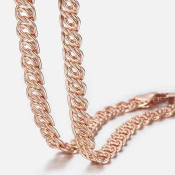 Trendsmax Necklace For Women Men 585 Rose Gold Snail Curb Link Chains Womens Necklace Gift Jewelry 7mm 45cm-60cm GN326
Trendsmax Necklace For Women Men 585 Rose Gold Snail Curb Link Chains Womens Necklace Gift Jewelry 7mm 45cm-60cm GN326