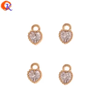 Cordial Design 50Pcs 4*6MM Jewelry Accessories/CZ Charms/DIY Making/Heart Shape/Genuine Gold Plating/Hand Made/Earring Findings
Cordial Design 50Pcs 4*6MM Jewelry Accessories/CZ Charms/DIY Making/Heart Shape/Genuine Gold Plating/Hand Made/Earring Findings