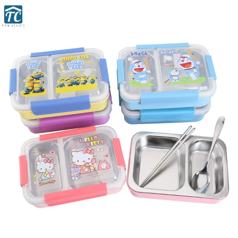 304 Stainless Steel Lunch Box Cartoon Children Cute Compartment Sealed Insulation Student Food Container Compartments Bento Kids
304 Stainless Steel Lunch Box Cartoon Children Cute Compartment Sealed Insulation Student Food Container Compartments Bento Kids