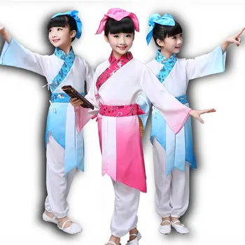Children folk Perform Costume Chinese Classical Hanfu Ancient Chinese Literature Style Nunnery Costume Boys Girls Stage clothes
Children folk Perform Costume Chinese Classical Hanfu Ancient Chinese Literature Style Nunnery Costume Boys Girls Stage clothes