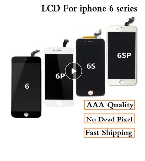 

AAA+++ For iPhone 6 6Plus 6S Plus 7 LCD Full Assembly Complete 100% With 3D Force Touch Screen Replacement Display No Dead Pixel