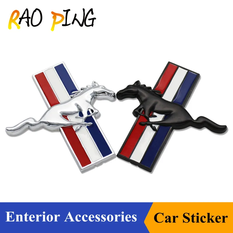Raoping Fashion Car Styling Metal Stickers DIY 3D Car Sticker Funny For Ford Mustang Logo Accessories Sliver Black
Raoping Fashion Car Styling Metal Stickers DIY 3D Car Sticker Funny For Ford Mustang Logo Accessories Sliver Black