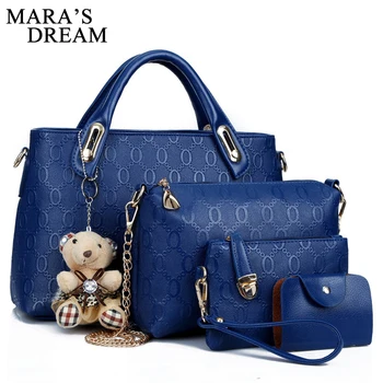 Mara's Dream 2020 Women Bag Top-Handle Bags Female Famous Brand Women Messenger Bags Handbag 4 Set PU Leather Composite Bags
Mara's Dream 2020 Women Bag Top-Handle Bags Female Famous Brand Women Messenger Bags Handbag 4 Set PU Leather Composite Bags