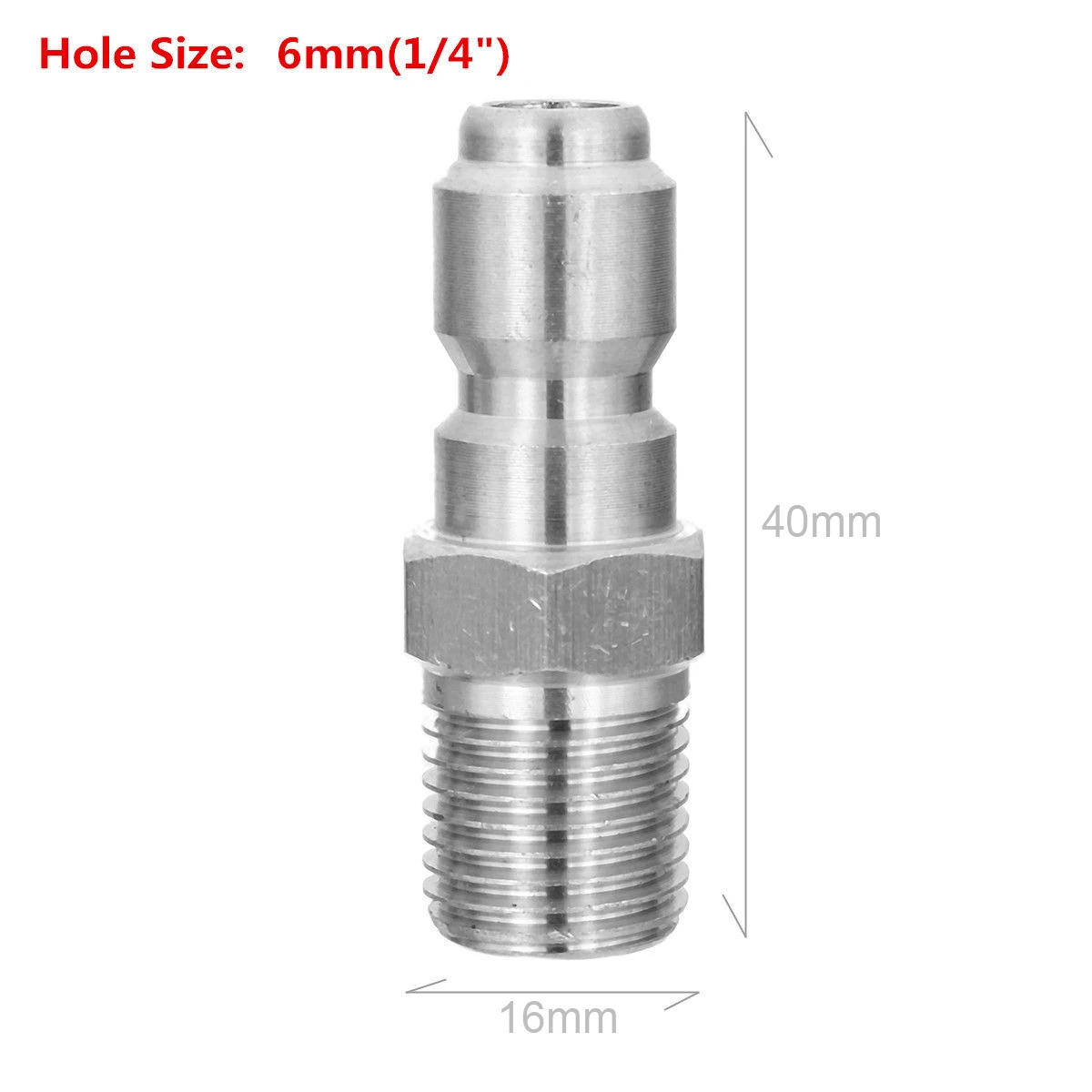 1pc Sliver 1/4" Quick Release Fitting Plug for Foam Generator Pressure Bubble Pot Washer Adapter Coupling Quick Coupler Mayitr
1pc Sliver 1/4" Quick Release Fitting Plug for Foam Generator Pressure Bubble Pot Washer Adapter Coupling Quick Coupler Mayitr