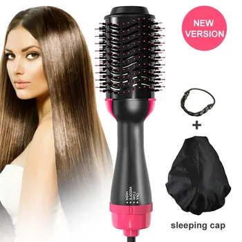 High Quality One Step Hair Dryer Comb Volumizer Brush Straightener Curler+Sleep Cap+2pcs Wig Rope
High Quality One Step Hair Dryer Comb Volumizer Brush Straightener Curler+Sleep Cap+2pcs Wig Rope
