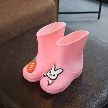 Girls Rainboots Embroidered Rabbit Animal Waterproof Antiskid Detachable Cotton Toddler Infant Kids Slip-on Rain Boots
Girls Rainboots Embroidered Rabbit Animal Waterproof Antiskid Detachable Cotton Toddler Infant Kids Slip-on Rain Boots