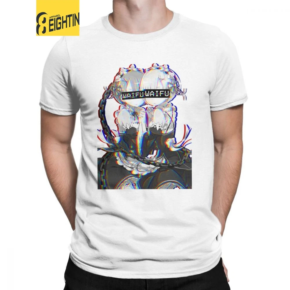 Man's Rem and Ram Waifu T-Shirt Japanese loli Cute Sexy VaportrashT Shirt Funky Crew Neck Short Sleeves Tops Cotton Tees Latest
Man's Rem and Ram Waifu T-Shirt Japanese loli Cute Sexy VaportrashT Shirt Funky Crew Neck Short Sleeves Tops Cotton Tees Latest