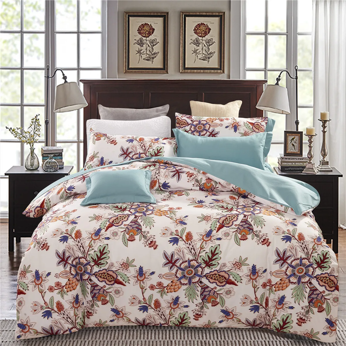 Bed Linens Quilt Cover Bed Sheets Pillow Cover Sabanas Adult Duvet Cover 2 Persons 4 Pieces Luxury Bedding Set Queen Size 
Bed Linens Quilt Cover Bed Sheets Pillow Cover Sabanas Adult Duvet Cover 2 Persons 4 Pieces Luxury Bedding Set Queen Size