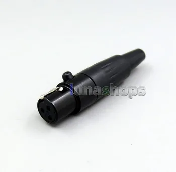 Black Headphone Mini XLR 3 Pin For AKG K271 K272 K240 K242 Q701 K141 K171 K181 Q701 K271S K271MKII K240S LN006268
Black Headphone Mini XLR 3 Pin For AKG K271 K272 K240 K242 Q701 K141 K171 K181 Q701 K271S K271MKII K240S LN006268