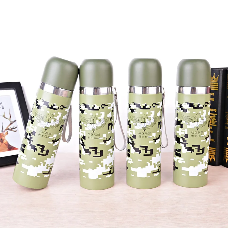 500ml Camouflage Thermos Stainless Steel Vacuum Flask Outdoor Portable Thermal Insulation Camp Drive Water Bottles Mug Travel 6X
500ml Camouflage Thermos Stainless Steel Vacuum Flask Outdoor Portable Thermal Insulation Camp Drive Water Bottles Mug Travel 6X