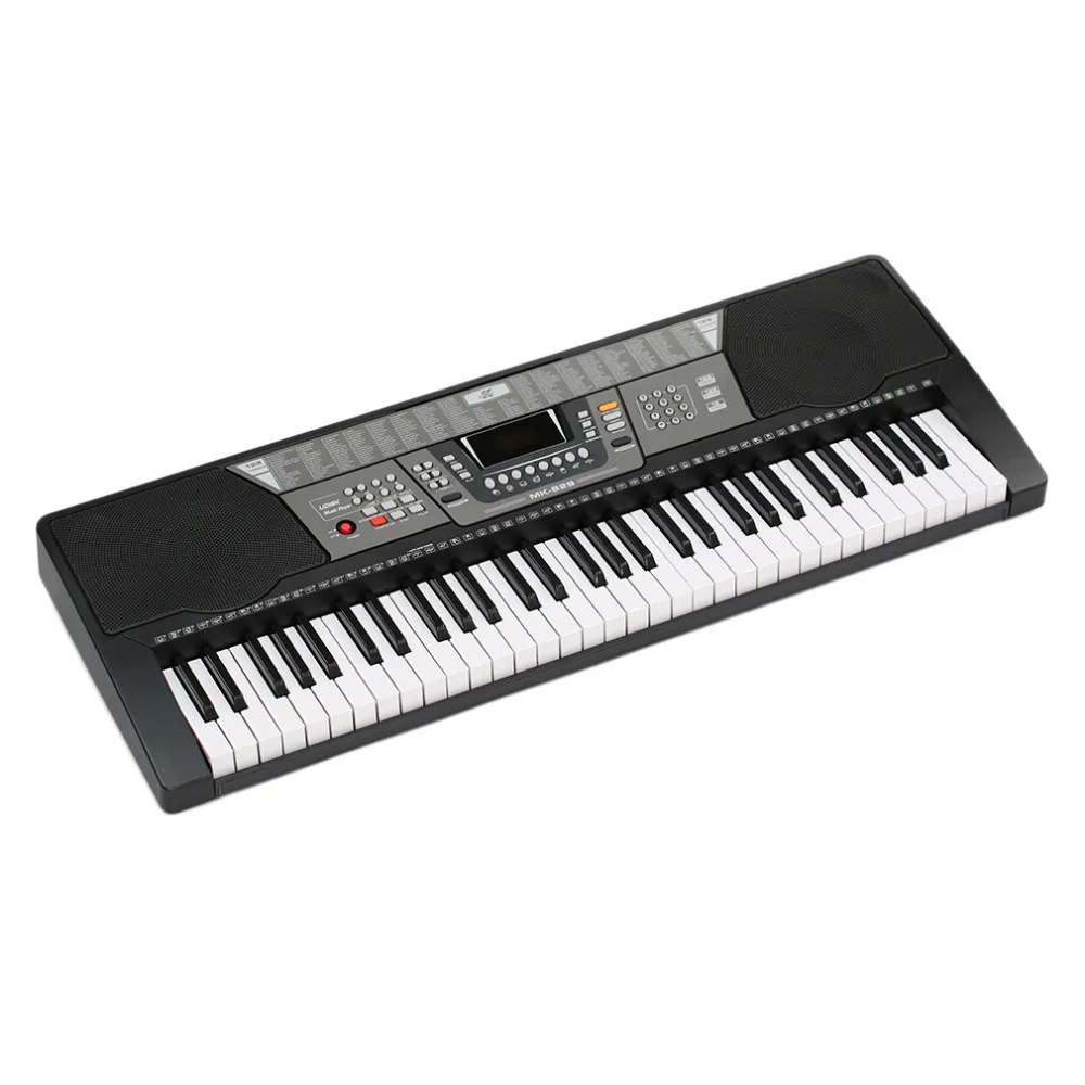61 Keys 110V Electronic Piano Electric Organ Keyboard- Black US Plug 100 Timbres/100 Rhythms/8 Percussions Ship From US
61 Keys 110V Electronic Piano Electric Organ Keyboard- Black US Plug 100 Timbres/100 Rhythms/8 Percussions Ship From US