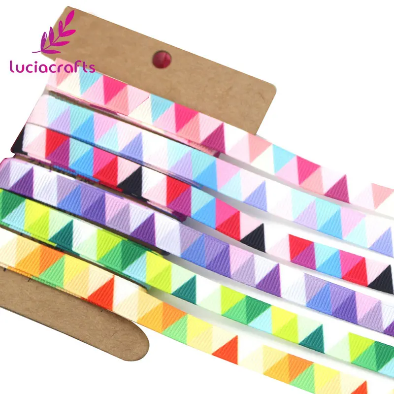 Lucia crafts 5y/6y 10mm Multi option geometric pattern Grosgrain Ribbon Packing Tape DIY Hair Bow & Sewing Accessories S0609
Lucia crafts 5y/6y 10mm Multi option geometric pattern Grosgrain Ribbon Packing Tape DIY Hair Bow & Sewing Accessories S0609