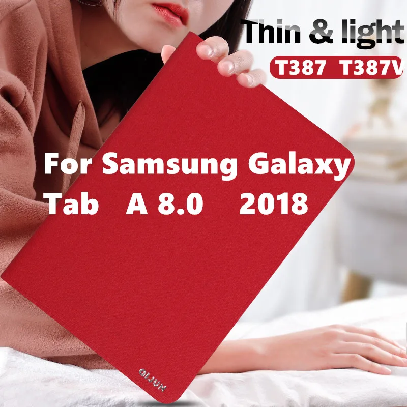 SM-T387 Case For Samsung Galaxy Tab A 8.0 T387 T387V 2018 8.0" Cover Funda Tablet Ultra slim Folding Stand Shell +Stylus
SM-T387 Case For Samsung Galaxy Tab A 8.0 T387 T387V 2018 8.0" Cover Funda Tablet Ultra slim Folding Stand Shell +Stylus