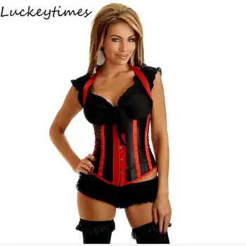 Underbust Corset Bustiers Striped Sexy Goth Satin Lace Up Halter Waist Cincher Lingerie Corset Colete Korsett Wedding Plus size
Underbust Corset Bustiers Striped Sexy Goth Satin Lace Up Halter Waist Cincher Lingerie Corset Colete Korsett Wedding Plus size