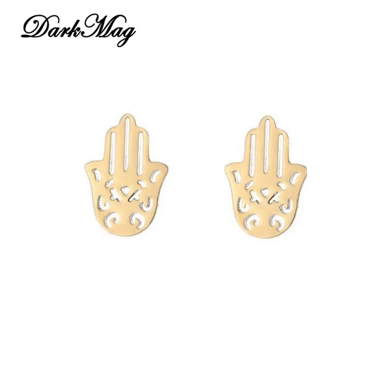 DarkMag Hamsa hand earrings studs fatima hand stud earrings stainless steel ear stud fashion jewelry
DarkMag Hamsa hand earrings studs fatima hand stud earrings stainless steel ear stud fashion jewelry