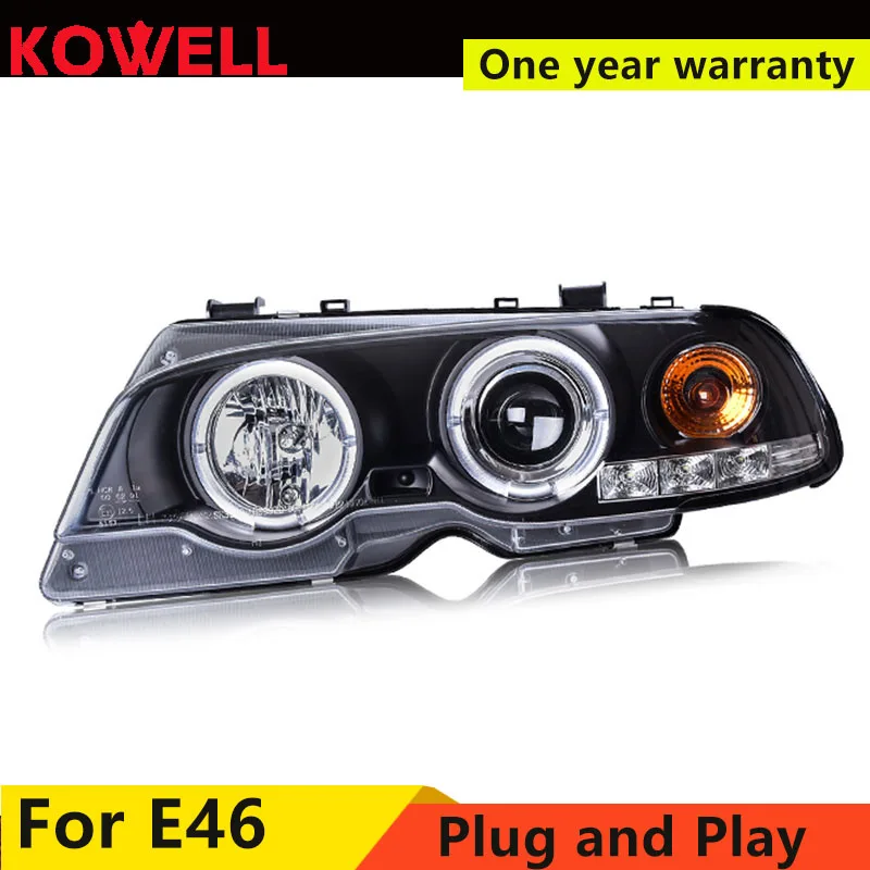 KOWELL Car Styling For BMW E46 Headlights 1998-2002 320 328 LED Headlight DRL H7 HID Angel Eye Xenon accessories
KOWELL Car Styling For BMW E46 Headlights 1998-2002 320 328 LED Headlight DRL H7 HID Angel Eye Xenon accessories