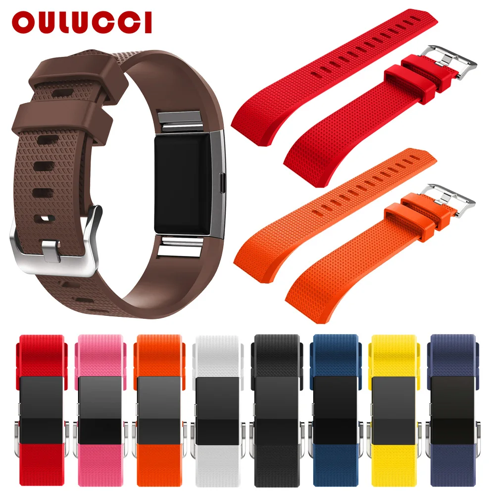 Oulucci new Accessories 10 color sport silicone band for fit bit Charge band wrist strap for bracelet wristband fit bit charge 2
Oulucci new Accessories 10 color sport silicone band for fit bit Charge band wrist strap for bracelet wristband fit bit charge 2