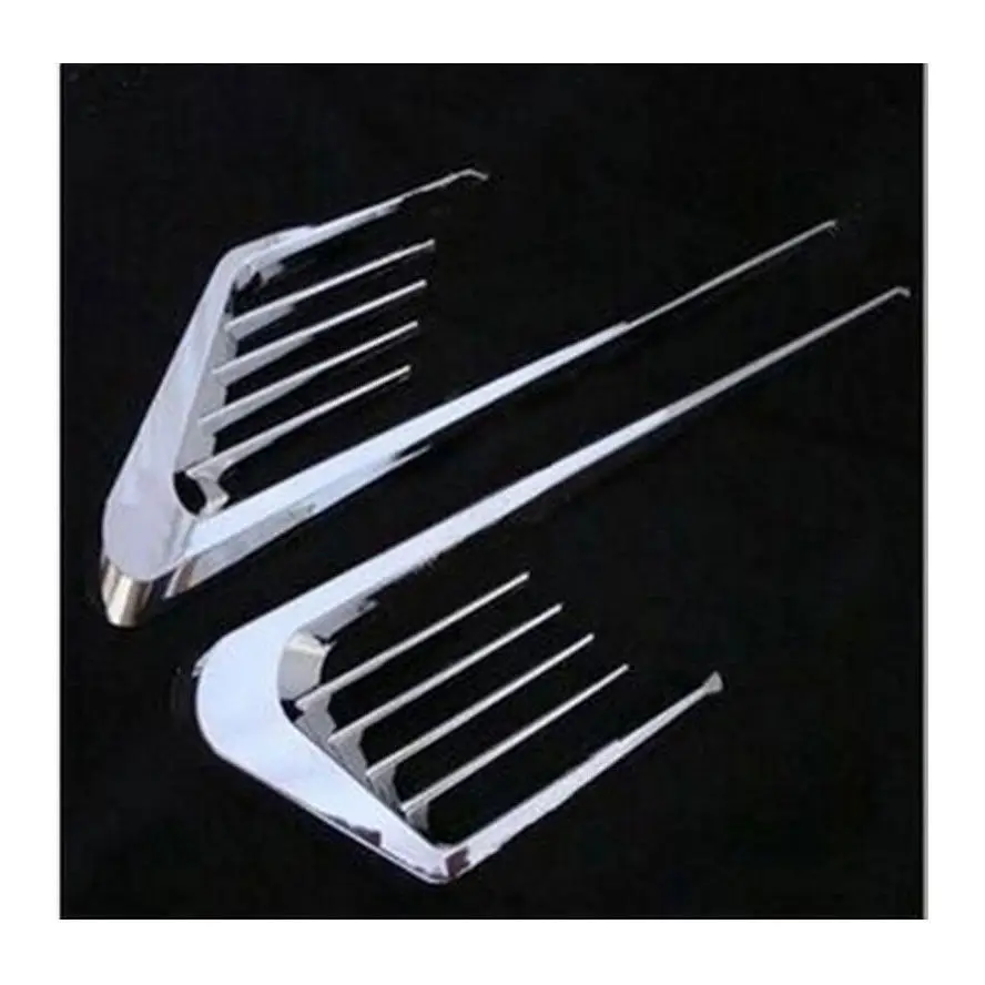 BBQ@FUKA 2pc Chrome Car sticker Car styling Air Flow Fender Side Car Intake Vent Cover Decoration Universal for ford focus 2 kia
BBQ@FUKA 2pc Chrome Car sticker Car styling Air Flow Fender Side Car Intake Vent Cover Decoration Universal for ford focus 2 kia