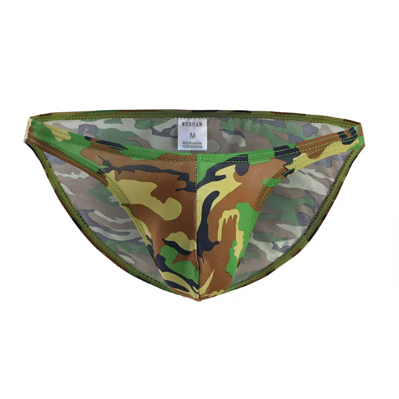 Sexy Men Camouflage U Convex Pouch Briefs Breathable G-string Thongs Low Rise Underwear Gay Wear F11
Sexy Men Camouflage U Convex Pouch Briefs Breathable G-string Thongs Low Rise Underwear Gay Wear F11
