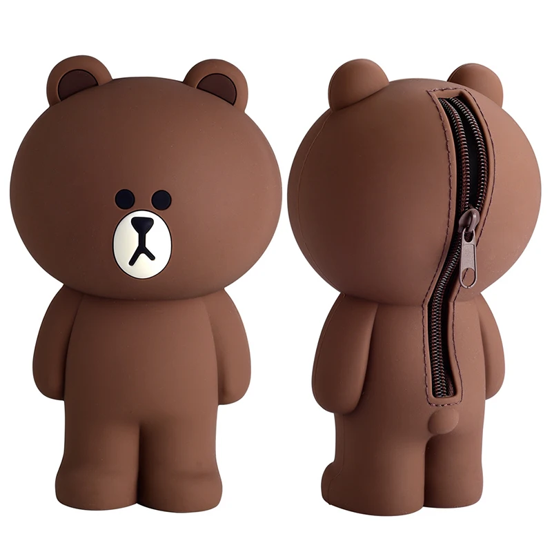 Cartoon Silicone Pencil Case Container Pencil Bags Kawaii Cute Brown Bear Rabbit 3D Pencilcase School Supplies Stationery Gifts
Cartoon Silicone Pencil Case Container Pencil Bags Kawaii Cute Brown Bear Rabbit 3D Pencilcase School Supplies Stationery Gifts